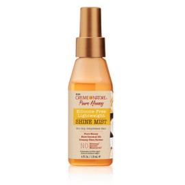 Creme of Nature Pure Honey Silicone-Free Lightweight Shine Mist & Finishing Spray for Instant Shine & Moisture, With Honey, Coconut Oil & Shea Butter, 4 oz