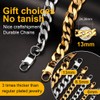 ChainsPro Gold Bracelet 18k Plated 13mm 8.3inch Cool Chunky Bracelets