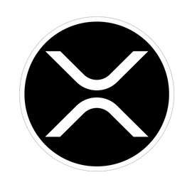 Reflective XRP Crypto Sticker