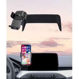 LAUFITMT Car Phone Holder for Ford Escape 2020-2025 Accessories 8 Inch Screen Fixed Clip Adjustable 360 Degree Rotation Cell Phone Mount Hands Free