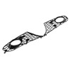 2pcs Front Bumper Fog Light Grille 5K0853665 Black Mesh Replacement