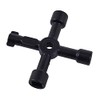 Mr. Gadget's Solutions® 4 Way Plumbing Key Multi-Functional Utilities Key,