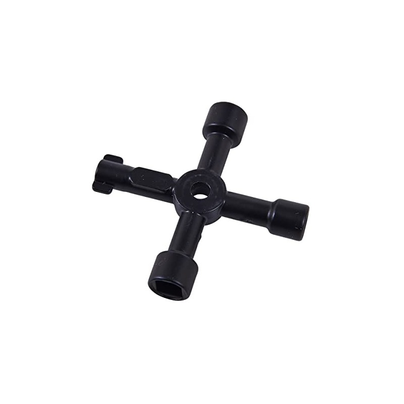 Mr. Gadget's Solutions® 4 Way Plumbing Key Multi-Functional Utilities Key,