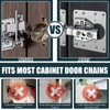 Cabinet Hinges Repair Plate, 8 Pcs Stainless Steel Hinge Repair