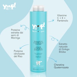 YUUP! - Shampoo for Dogs and Cats, 500 ml, Dog Shampoo Against Odour: Nourishes, Protects Against Smog, Smoke & UV Rays, Strengthens Stressed Coat