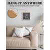 Changeable Felt Letter Board with LED Lights - 10×10" Message