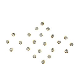 Indian Bindis for Forhead Designer Bindi face Jewel Forehead Tika Stickers Round Stone Bindi Women Gift on New Year Festival Best For Daily Use (Design 1)