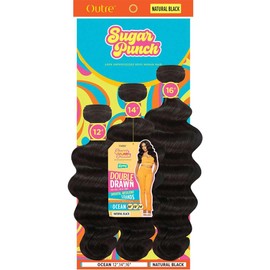 Outre Sugar Punch 100% Unprocessed Remi Human Hair - Ocean 10" 12" 14" (NATURAL)