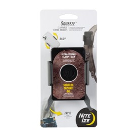 Nite Ize Squeeze Clippable Phone Holder - Universal Cell Phone Holder & Mount with a Squeeze and Clippable Design - Durable Cell Phone Accessories