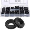 Wolfride 180Pcs Rubber Grommet Assortment Kit O Ring Washer Set