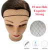 100 pcs Invisible Elastic Hair Nets for Long Hair, 42"