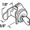 Prime-Line MP4318 Mail Box Lock, 5 Pin, Counter Clockwise, Cutler,