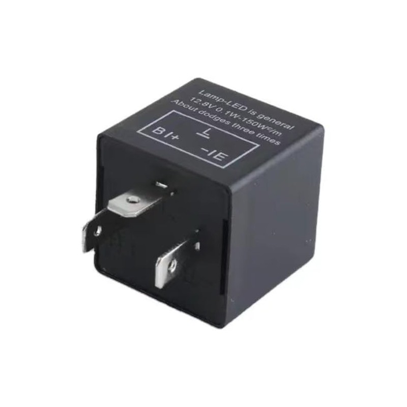 GRmkt CF13 IC Turn Signal Relay, Universal LED Compatible, High