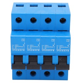 Voltage Surge Arrester Home Flame Retardant Protector SPD 4p LTSCB40KA  Blue