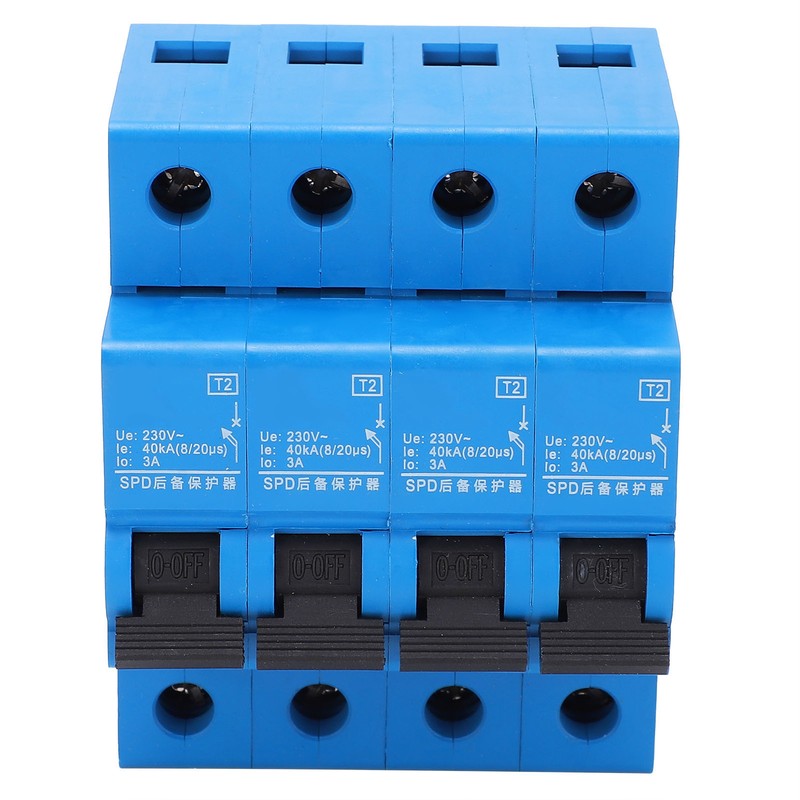 Voltage Surge Arrester Home Flame Retardant Protector SPD 4p LTSCB40KA