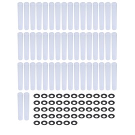 50 Sets Garage Door Hinge Quiet Sleeves Roller Shaft Gaskets Compatible with New Rollers or Rollers with Clean Stems 80mm