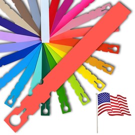 TAGKRAFTERS 9" x 1" Coral - Plastic Plant Tags and Labels - 150 Pcs - Wrap Around Thermal Plastic - Nursery Garden Tree Labels | Made in The USA |