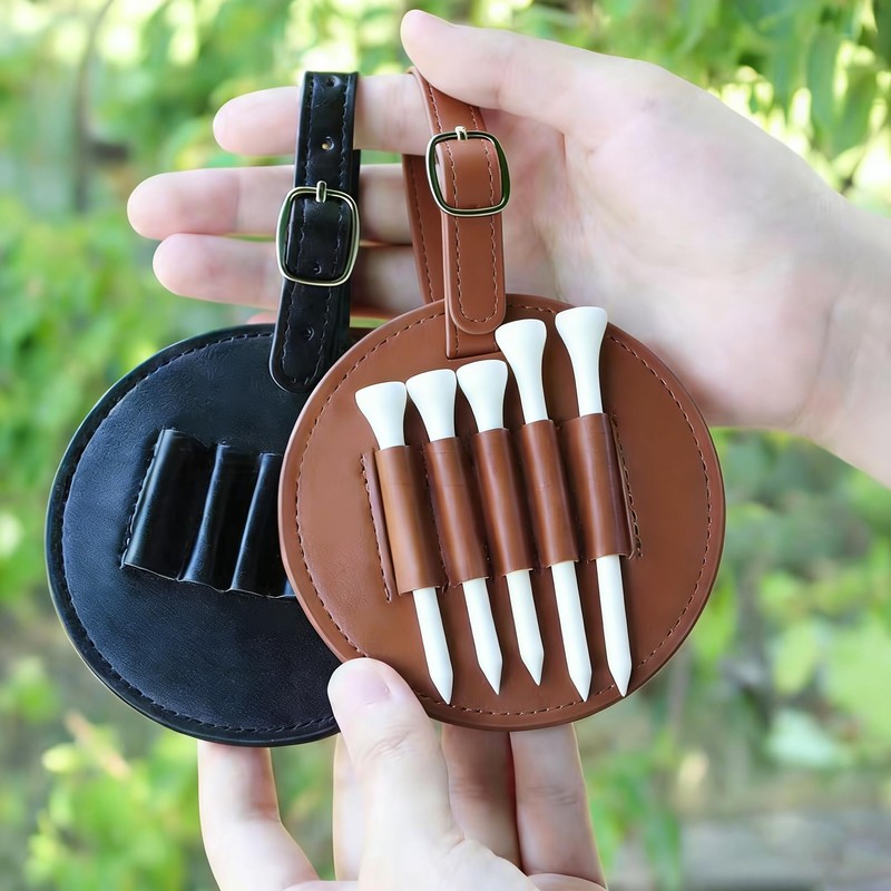 LH90H Golf Tee Holder for Bag, Golf Tee Carrier with