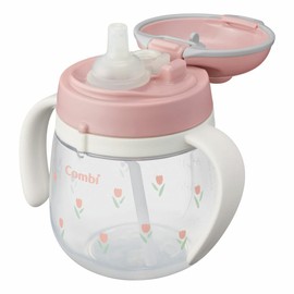 [Made in Japan] Baby Bottle Baby mag Rakumagu First Straw 240mL Made in Japan (Tulip)