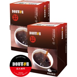 KEURIG K-CUP Doutor Coffee Charcoal Roasted, 24 Cups (0.3 oz (9 g) x 12 Packs x 2 Boxes, Doutor