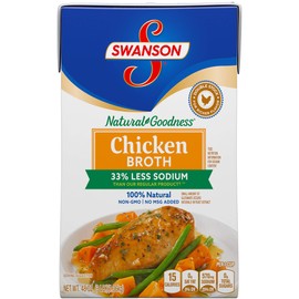 Swanson Natural Goodness Chicken Broth, 48 oz. Carton