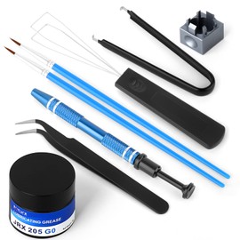 RUNJRX Keyboard Lube Kit and Switch Lube 15g/0.53oz JRX-205 G0 with Switch Opener Tweezers for Custom Keyboard