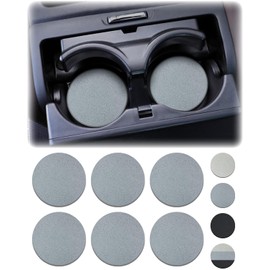 Coaster, Diatomaceous Earth, Made in Japan, Car Supplies, Stylish, Absorbent (2 x 3 Bags for Cars, Light Gray)