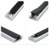 Vandrabase Inner Track Coverage L-Track Dust Protector, 2m/6.56ft Rubber Cover,