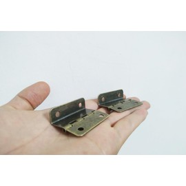 Decorative Box Hinges,Antique Bronze Hinges,Folding Hardware Hinges for Doors, cabinets, Furniture, Vintage Jewelry cabinets… (zt-10)
