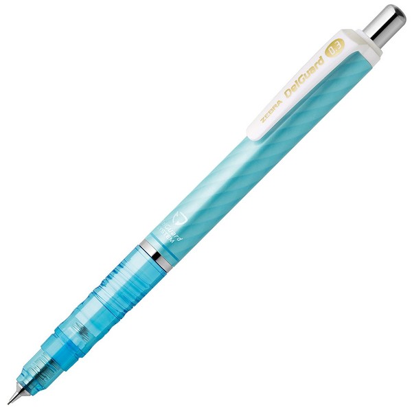 Zebra Mechanical Pencil, Del Guard, 0.3mm, Luminous Blue (P-MAS85-LMB)