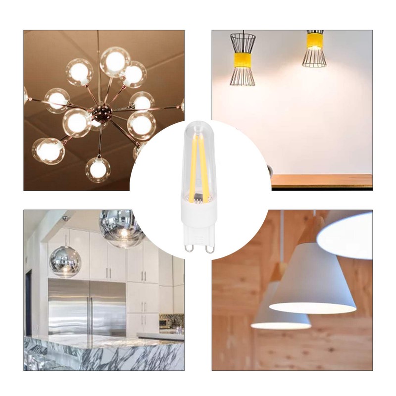 10Pcs G9 LED Bulb 3W 200LM Long Filament Bulbs for