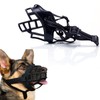 Dog Muzzles Soft Basket Resin Rubber Breathable and Adjustable Straps