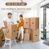 Fullhawl 6 Pack Large Moving Boxes with Handles 18 x