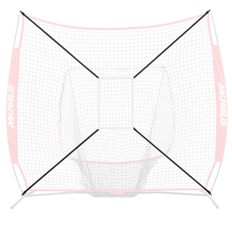 AOLIGEIJS Baseball Net Adjustable Strike Zone Target… (Strike Zone, White)