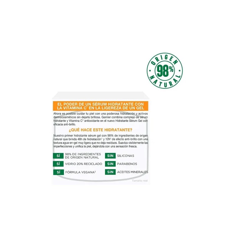 GEL FACIAL GARNIER SKIN ACTIVE EXPRESS ACLARA CON VITAMINA C