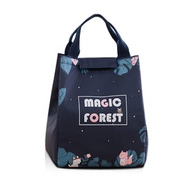 FANDARE Fashion Lunch Bag Cooler Bag Portable Picnic Handbag Insulated Lunch Bag Thermal Bag Cooler Bag Ice Bag Lunch Bag Insulated Bag for Men Women Work School Trip Blue C, Blue C, Modern