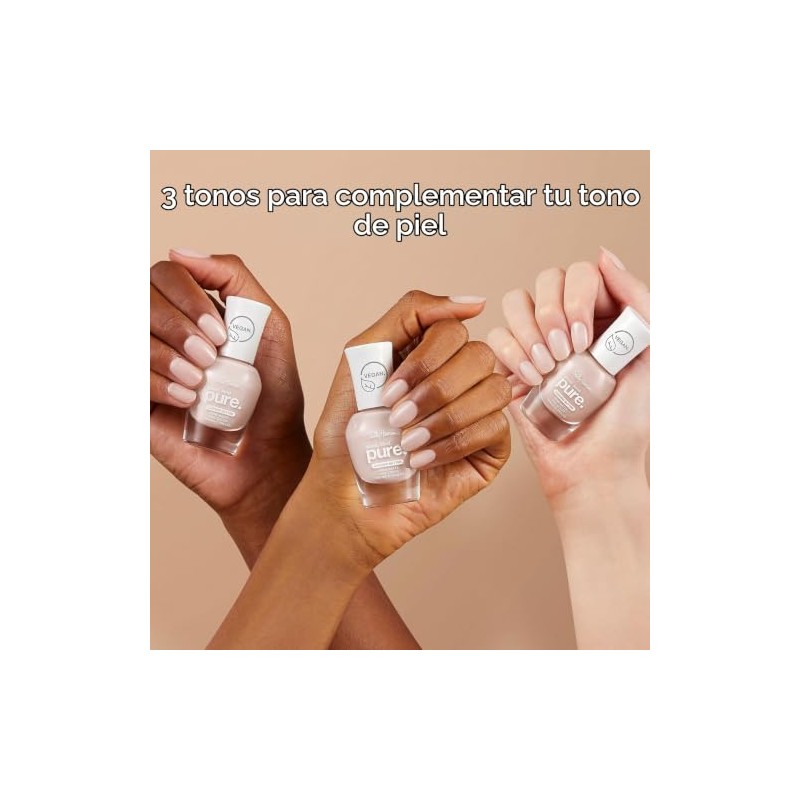 Sally Hansen Good.Kind.Pure Demi Matte Vegan Nail Color, Almond Milk