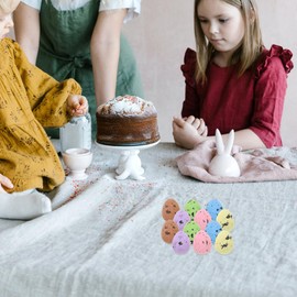 PRETYZOOM 100pcs Speckled Eggs Childrens Day Decorative Crafts Diy Supplies Easter Foam Eggs Ornaments for Decor Artificial Bird Eggs Fake