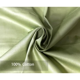 iMaylex Soft 100% Cotton Zipper Closure Pillowcases, Cozy and Lightweight Pillow Case, Set of 2,St. Patrick's Day,Olive Green, Standard, 20" x 26"