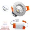 2Inch LED Recessed Ceiling Light, 3W Dimmable LED Downlight, 60