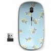 KAWAMOUSE 2.4G Ergonomic Portable USB Wireless Mouse for PC, Laptop,