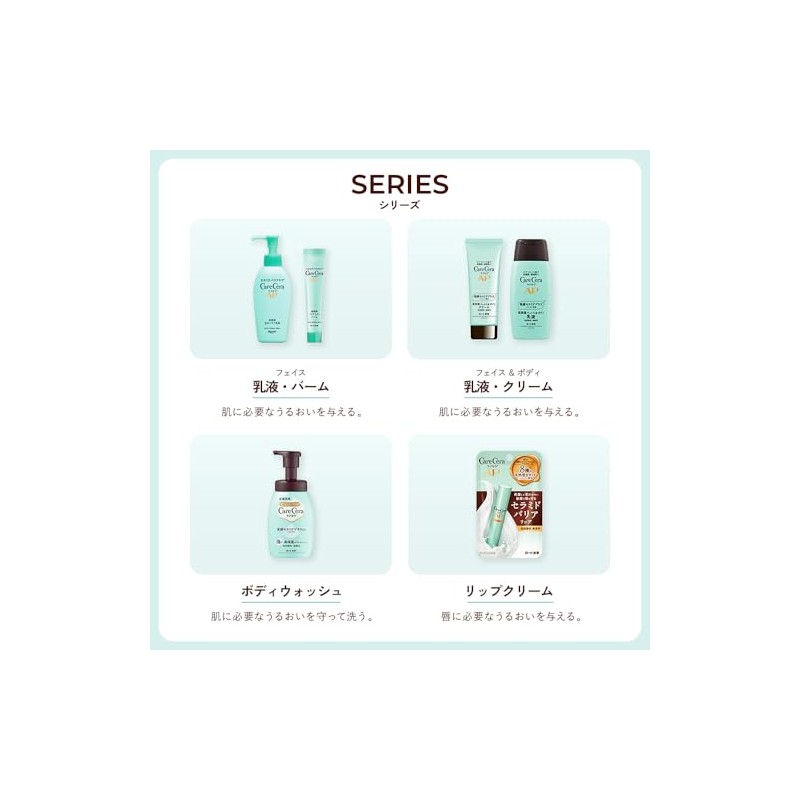 ケアセラ(CareCera) APフェイス&ボディ乳液 大容量本体 400ml (セラミドプラス×7種の天然型セラミド配合)