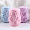 GLITZXFH Butterfly Cylinder Candle Mold Butterfly Pillar Resin Casting Silicone