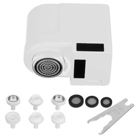 FLEXMAN Tap Water Filter, Induction Tap Nozzle Aerator, Intelligent Automatic Tap Filter with 6 Adapters, Water Saving Device for DIY Installation
