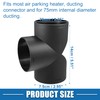 A ABSOPRO T Piece Duct Air Ducting Connector Straight Air
