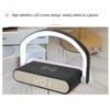 Wireless Charging Alarm Clock Two Levels Adjustment Night Light Multifunction