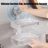 Dasellfa Soap Holder Shower Soap Holder Suction Cup Soap Dishes