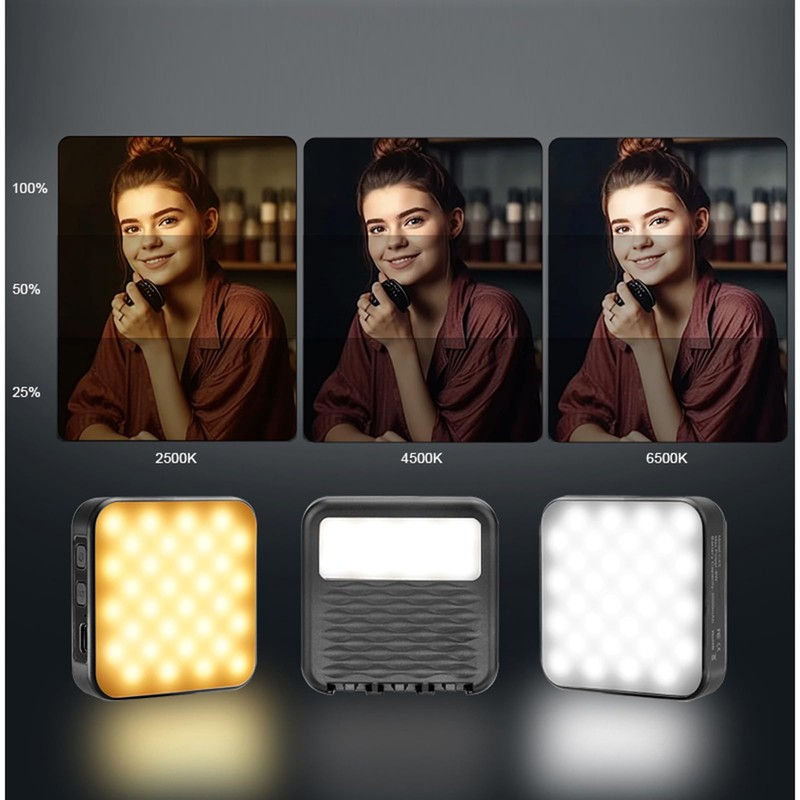 Generic RGB Video Light, Portable Led Camera Light for Photography,