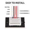 0-10V Dimmer Switch for LED Lights, Push Button Dimmer Light