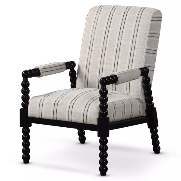 Costway Accent Chair Upholstered Armchair w/ Rubber Wood Frame Ergonomic